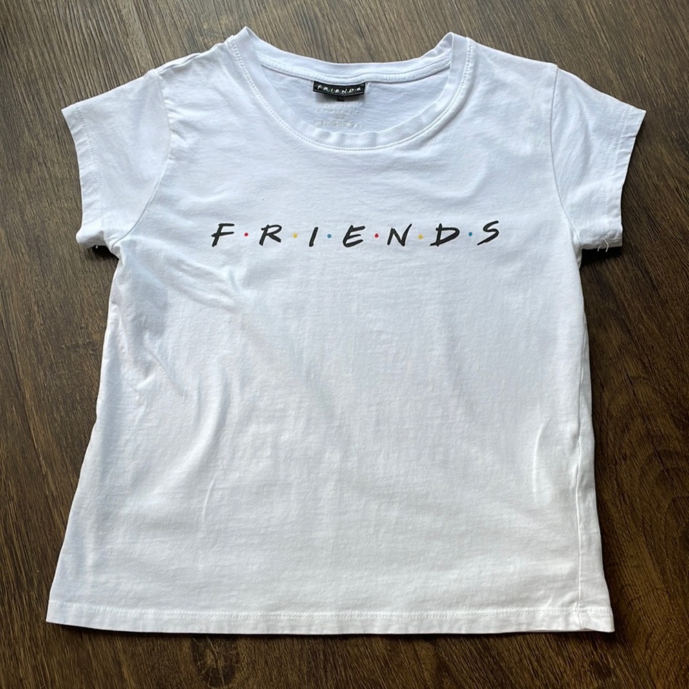 Friends White Short Sleeve Tshirt